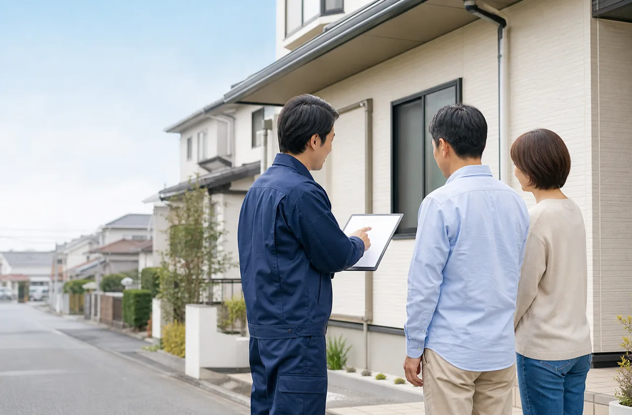 無料診断について相談する様子